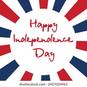 Happy Independence Day Banner USA, 4th of July, flag of USA