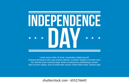 Happy independence day banner vector art