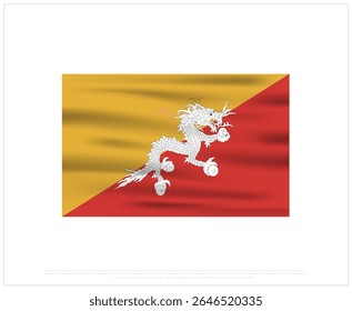Happy Independence Day, Bhutan Independence Day, Bhutan, Bhutan Flag, 8 August, 8th August Independence Day, National Day, National Flag Icon