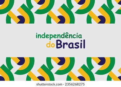 happy independence day brazil 7th September design. vector illustration