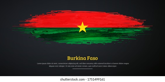 Burkina Faso Independence Day wallpaper design with flag and