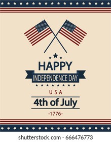Happy Independence day card or background. vector illustration.