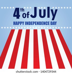 Happy Independence day card. vector illustration