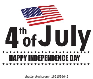 Happy Independence day card. vector illustration