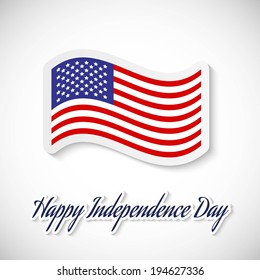 Happy Independence Day card (vector illustration)