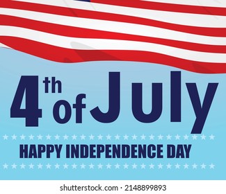 Happy Independence day card. vector illustration