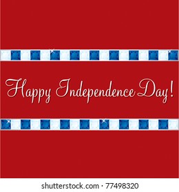 Happy Independence Day card in vector format.