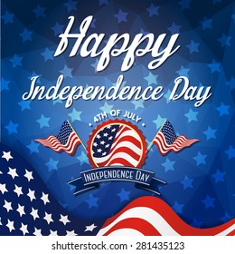 Happy Independence Day Celebration Greeting Card