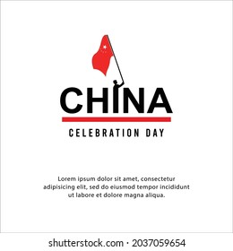 Happy independence day of China. template, background. Vector illustration