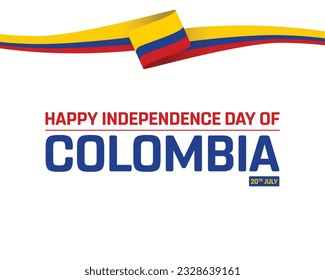 Happy Independence Day of Colombia, Independence Day of Colombia, Colombia, Map of Colombia, Flag, 20 July, National Day, Independence Day, Typographic Design, Typography, Vector, Icon, Symbol,t shirt