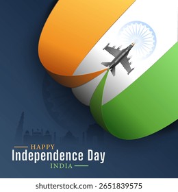 happy independence day creative square banner design for social media post, flyer, banner