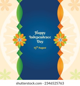 Happy Independence day Creative Vector Background 
