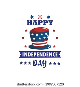 Happy independence day design Card, t-shirt Etc.