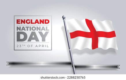 Happy independence day England Vector Template Design