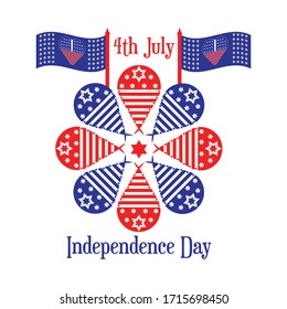 Happy Independence Day - Fourth of July - July 4th Vector Set