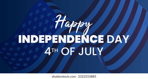 Happy Independence Day. Fourth of July Independence Day. Vector illustration