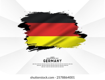 Happy Independence Day, Germany, Germany flag