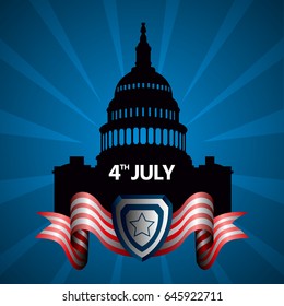 Happy independence day graphic design, Vector illustration