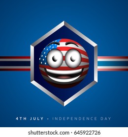 Happy independence day graphic design, Vector illustration