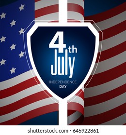 Happy independence day graphic design, Vector illustration