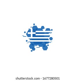 Happy independence day greece vector