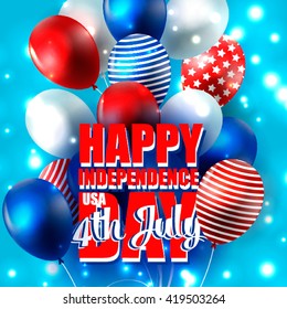 Happy Independence day greeting card 