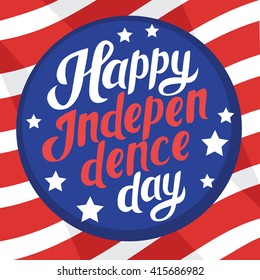 Happy Independence Day Greeting poster