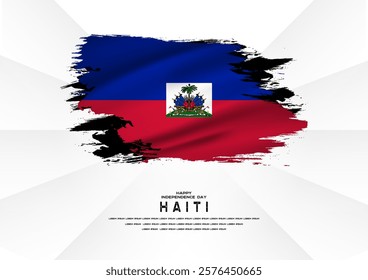 Happy Independence Day Haiti, Haiti flag