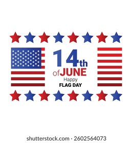 Happy Independence Day, holiday of USA, vector banner with white background