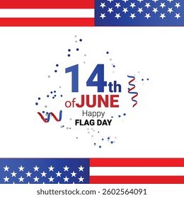 Happy Independence Day, holiday of USA, vector banner with white background
