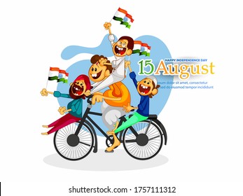 Happy Independence Day of India, 15th august