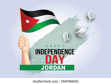 happy Independence day India 25th May. vector illustration. greeting card.
