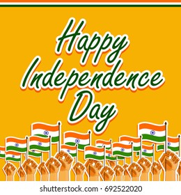 Happy Independence Day India Design