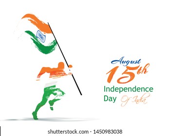 Happy Independence Day India Flyer Design Stock Vector (Royalty Free ...