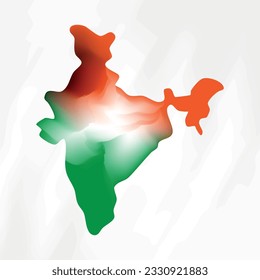 Feliz día de la independencia India, plantilla de publicaciones en medios sociales en hindi, Swatantra Bharat significa INDIA independiente, Día de la República, India, indios, patriótico, Azadi ka Amrit Mahotsav,