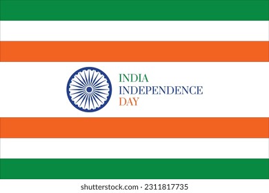 Happy independence day India Template Design good for Website banner and greeting card.