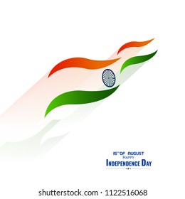 Happy Independence day India, Vector illustration for card design, Flyer design for 15th August.