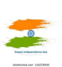 Happy Independence day India, Vector illustration, Flyer design for 15th August.