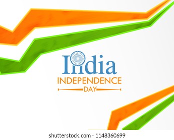 Happy Independence day India, Vector illustration, Flyer design for 15th August.