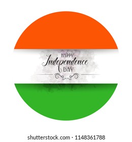 Happy Independence day India, Vector illustration, Flyer design for 15th August.