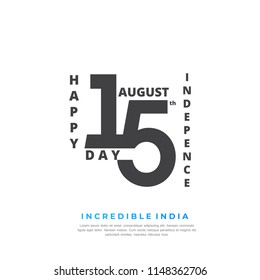 Happy Independence day India, Vector illustration, Flyer design for 15th August.