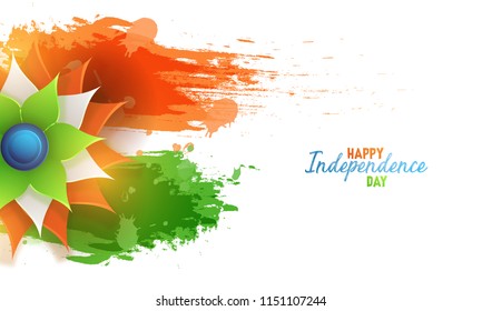 Happy Independence day India, Vector illustration, Flyer design for 15th August 26th August.