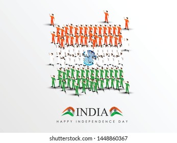 
Happy Independence day India, Vector illustration, Flyer design for 15th August.