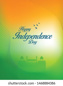 Happy Independence Day of India - Vector