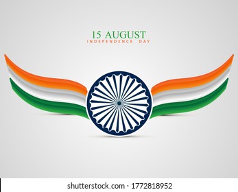 Happy Independence day India, Vector illustration, Flyer design for 15th August