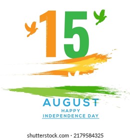 Happy Independence day India, Vector illustration, Flyer design for 15th August.