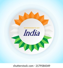 Happy Independence day India, Vector illustration, Flyer design for 15th August.