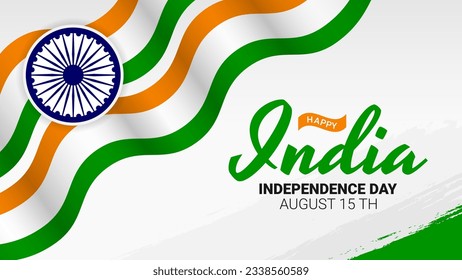 Happy independence day India Vector Template Design Illustration design, for banner, poster, social media feed