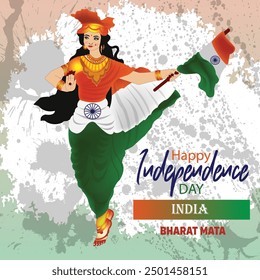 Happy independence day India Vector Template Design Illustration design