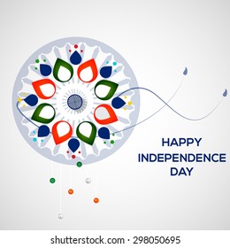 Happy independence day India Vector background
